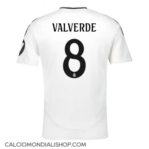 Maglie da calcio Real Madrid Federico Valverde #8 Prima Maglia 2024-25 Manica Corta